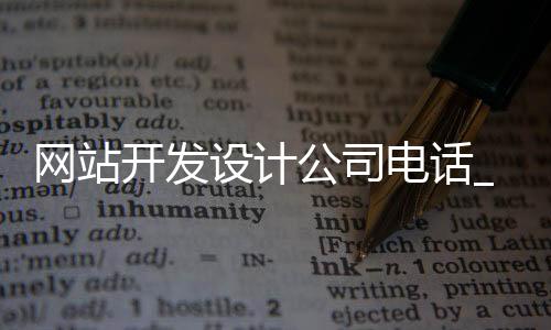 网站开发设计公司电话_(网站开发创意设计公司)