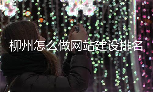 柳州怎么做网站建设排名_(柳州有多少家网站制作公司)